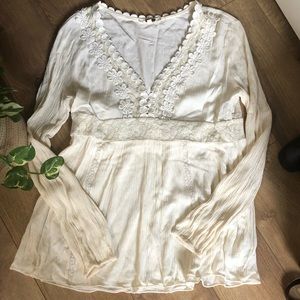 Miss Me Long Sleeve Shirt Blouse